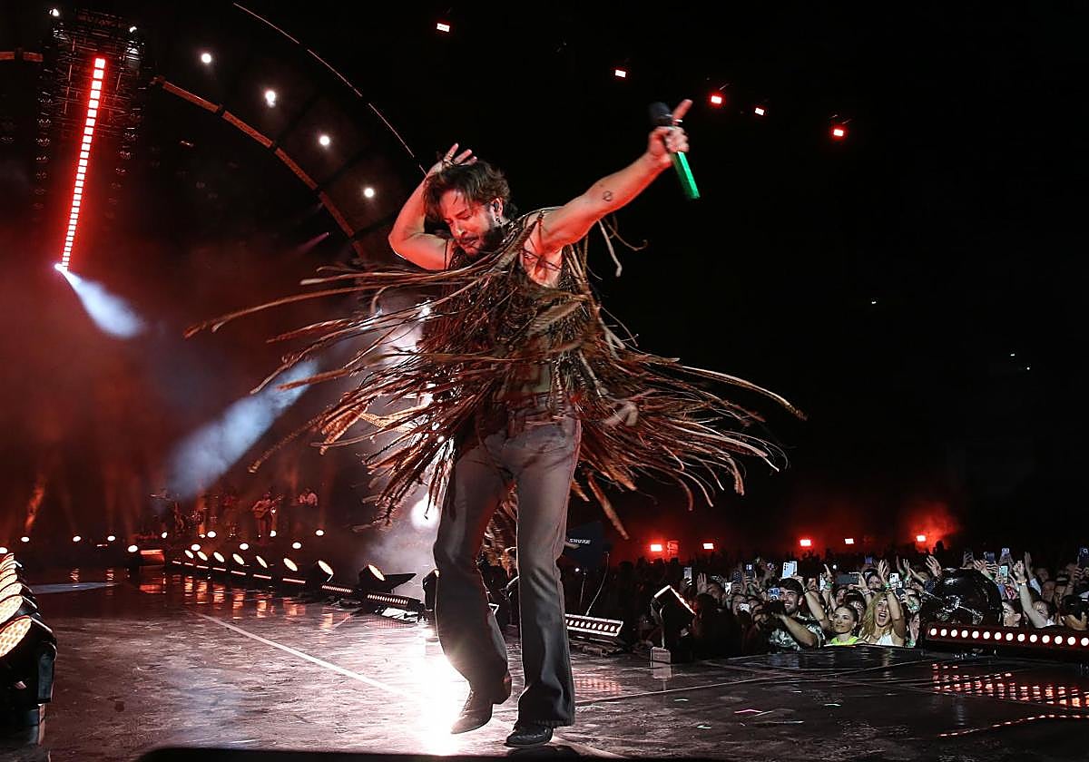 Manuel Carrasco, en el concierto de Sevilla de su 'Tour Salvaje'
