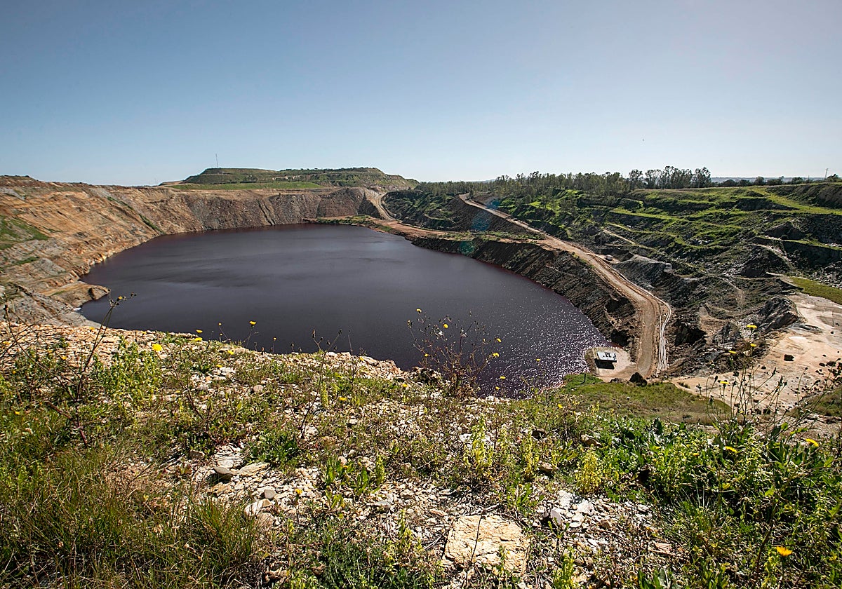 Una de las cortas del entorno minero de Aznalcóllar