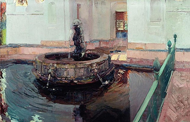 Front image - 'Philip II Fountain of the Alcazar of Seville'