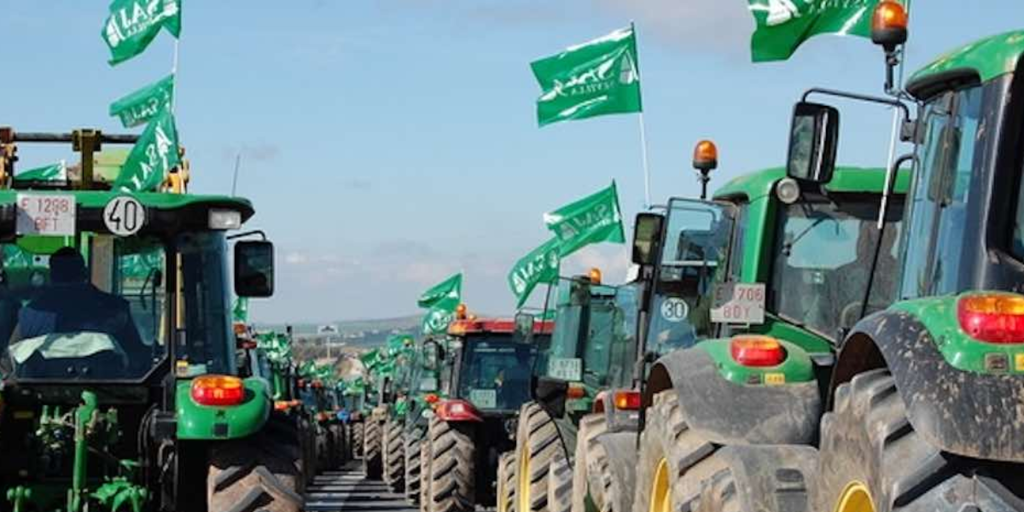 Tractoradas en Sevilla hoy, en directo: última hora de los cortes de tráfico de la huelga de tractores