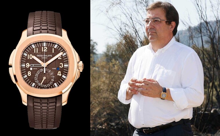 Fernández Vara desmiente que su reloj valga 55.000 euros y se desata la polémica en Twitter