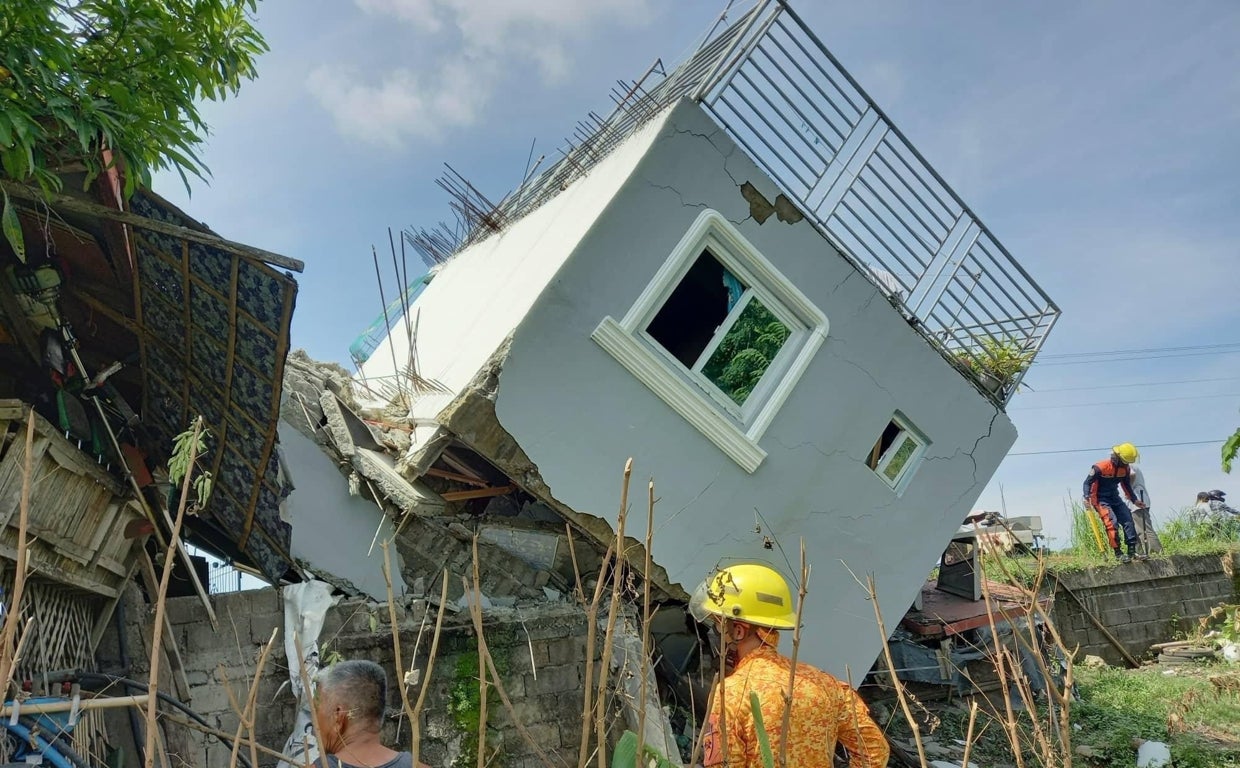 Efectos del terremoto en Santiago, Filipinas