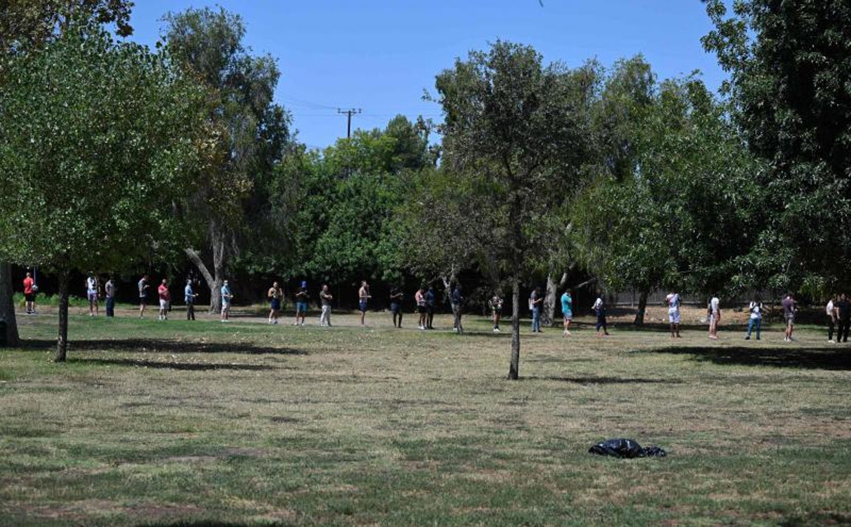 Largas colas en Los Ángeles para recibir la vacuna contra la viruela del mono