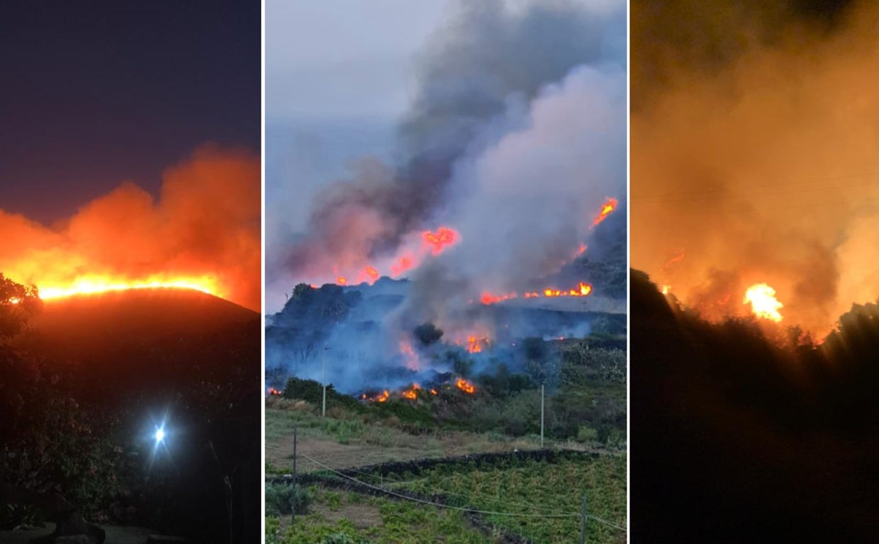 Incendios en Pantelleria (Italia)