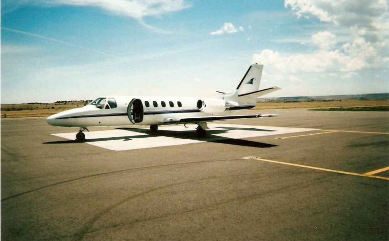 Imagen de archivo de un jet privado
