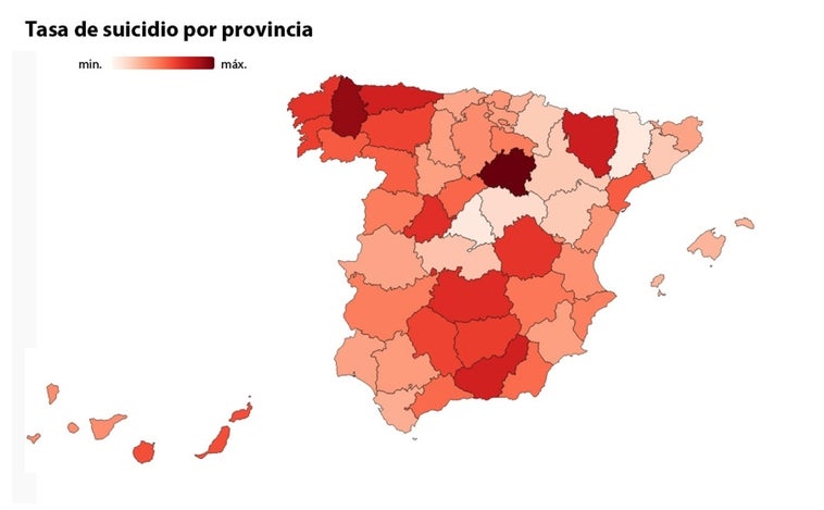 Una dramática tendencia al alza: radiografía del suicidio en España  ﻿