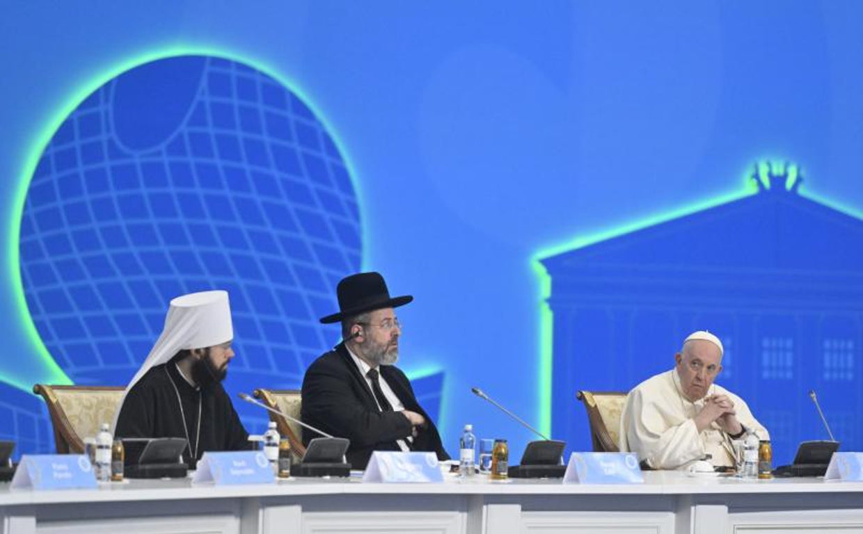El Papa, junto a representantes judíos y ortodoxos en la clausura del Congreso este jueves