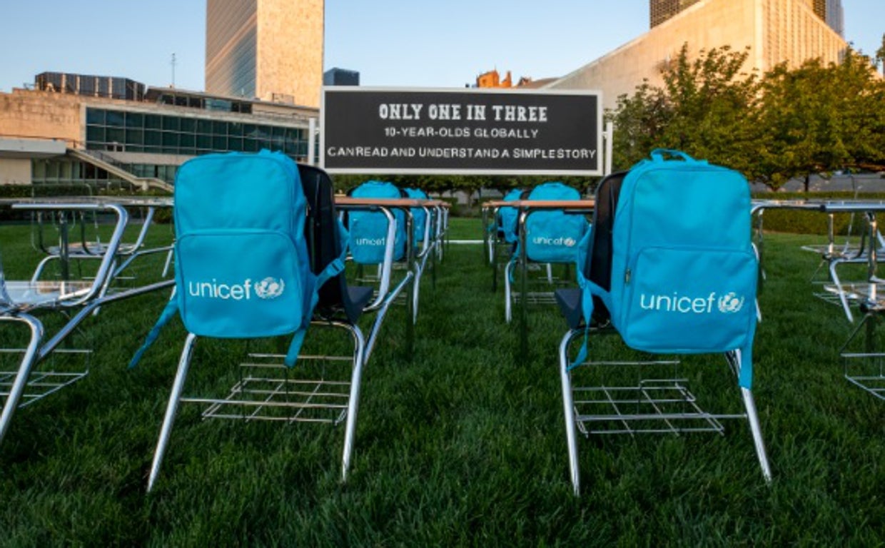 'Only one in three' denuncia Unicef: solo uno de cada tres niños en el mundo