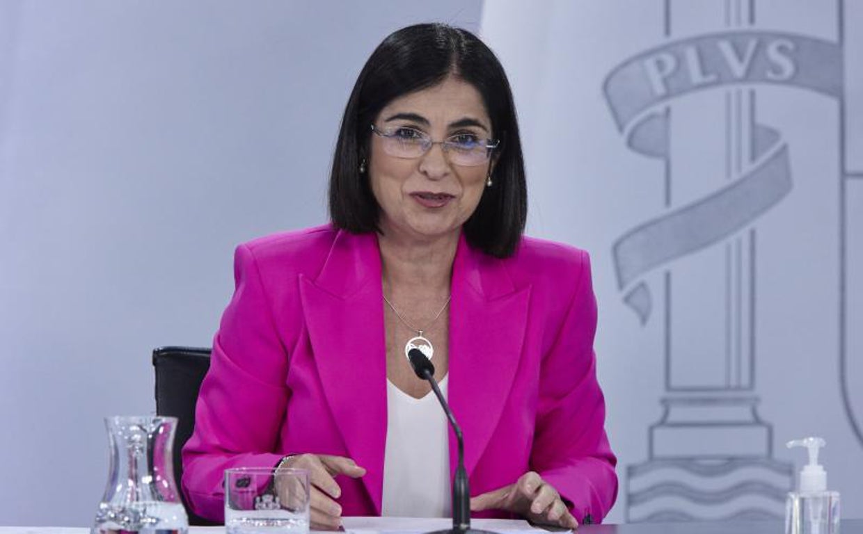 La Ministra de Sanidad, Carolina Darias, el pasado mes de junio tras iniciar la tramitación de la ley de Equidad