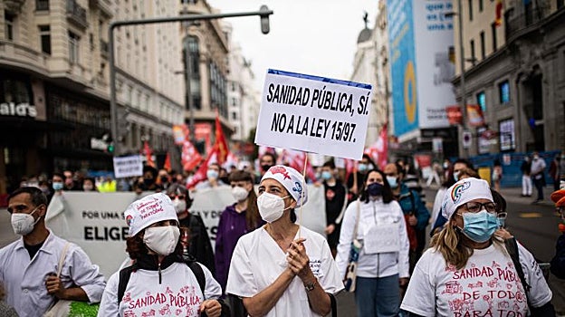 Imágenes de la manifestación de Junio