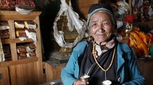 Una mujer Tamang nepalí