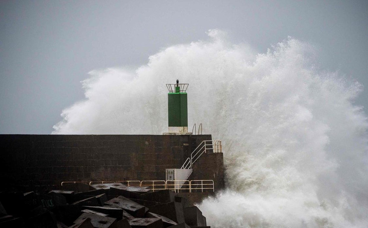 Temporal en el mar Cantábrico