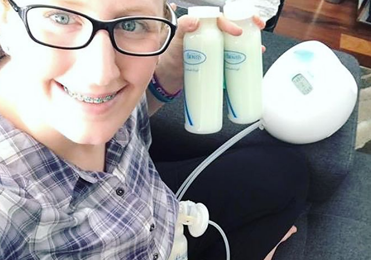 La mujer con síndrome de hiperlactancia que produce 6 litros de leche materna al día y ha donado 3.000 litros a bebés necesitados