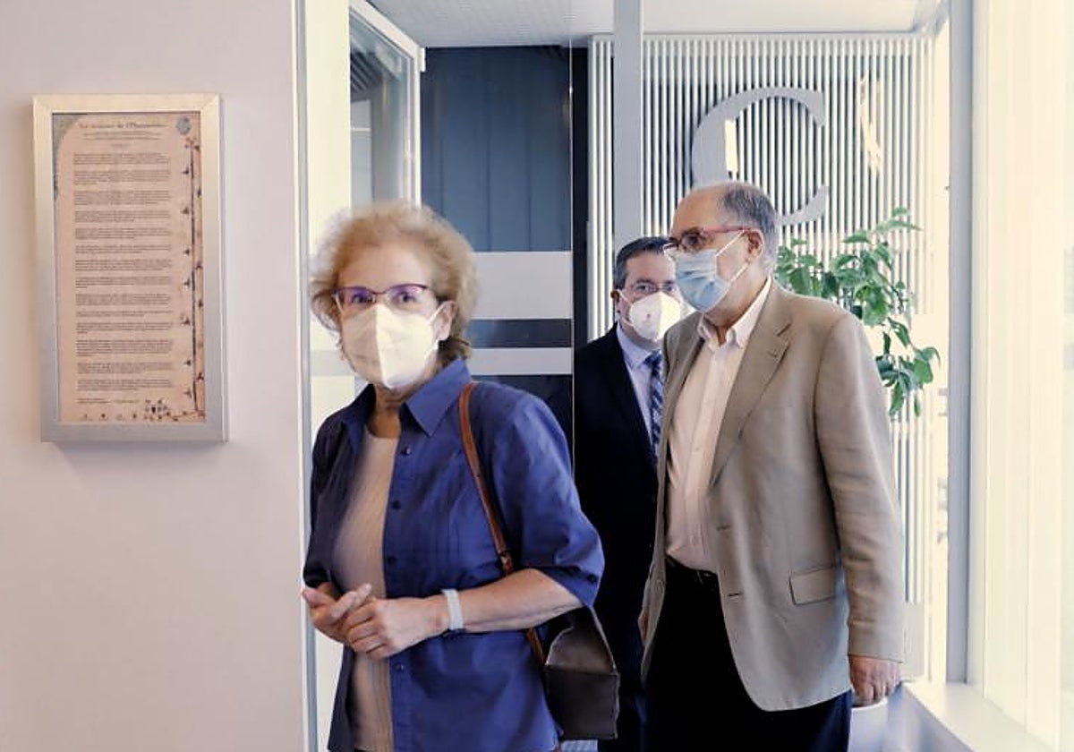 Imagen de archivo de Margarita del Val a su llegada a un curso sobre SARS-CoV-2