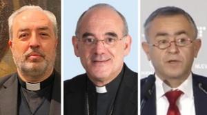 De izquierda a derecha, César García Magán, Arturo Ros y Fernando Giménez Barriocanal