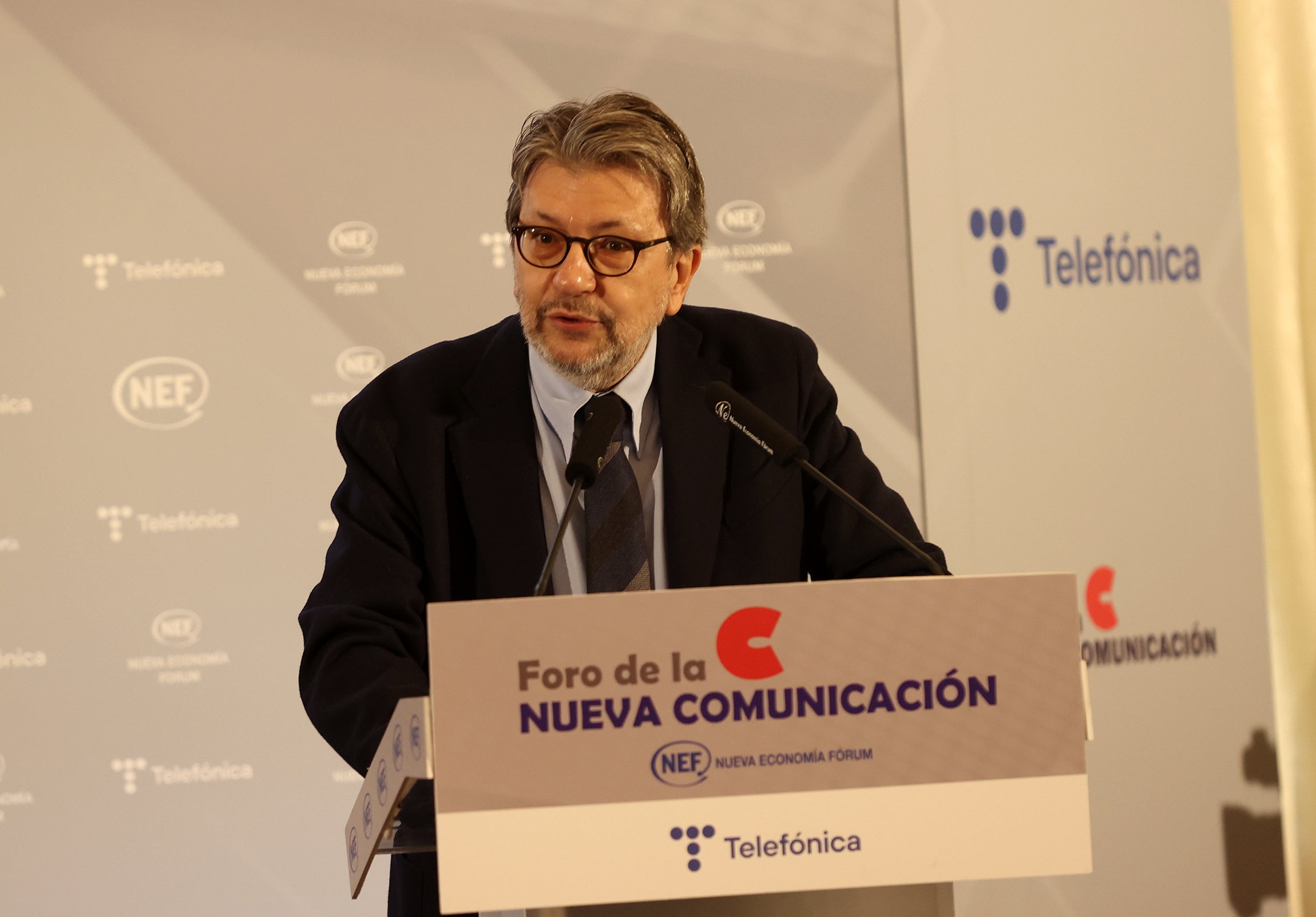 Galería: Luis Enríquez en Nueva Economía Fórum, en imágenes