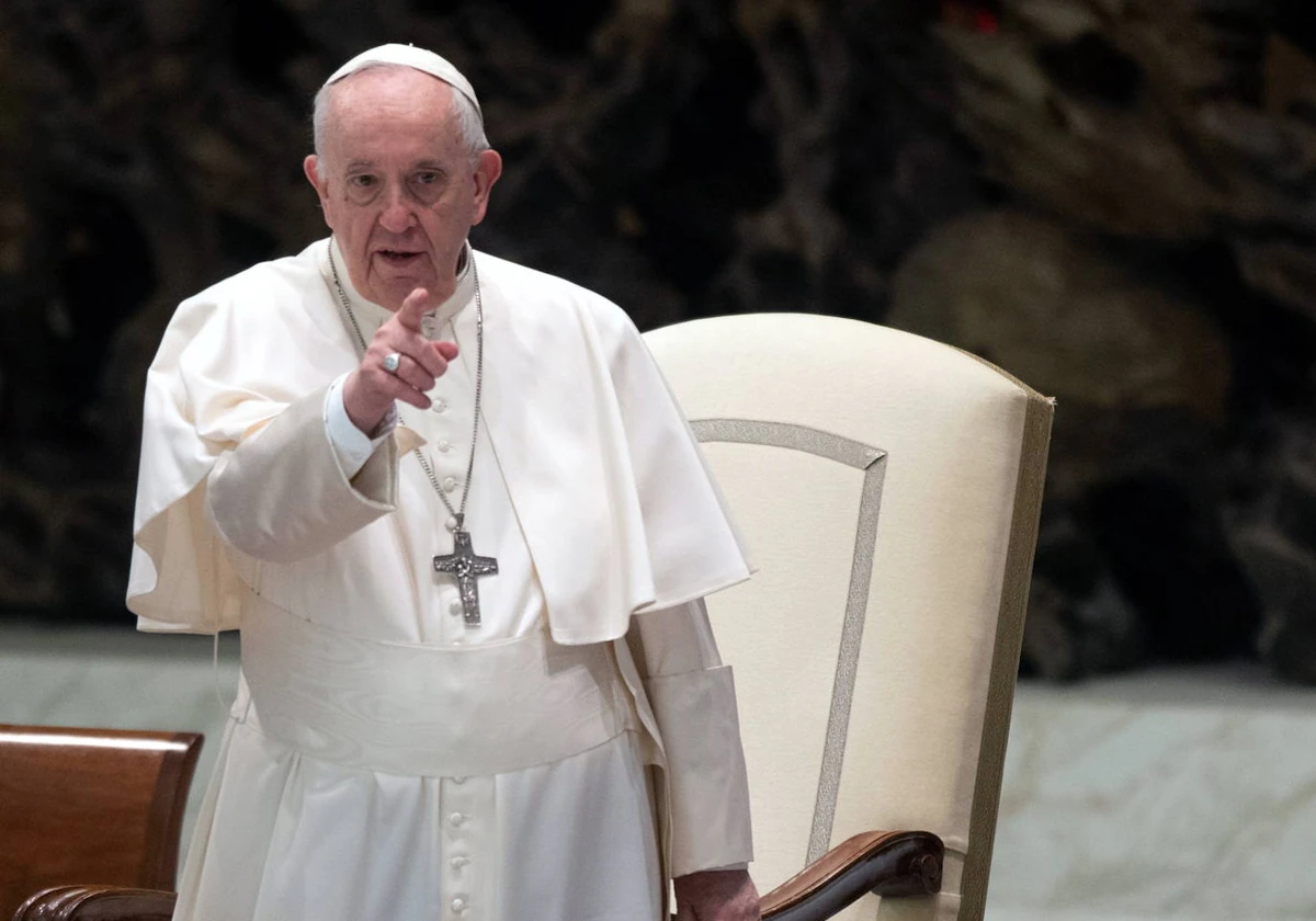 El Papa Francisco, el pasado febrero, en la audiencia semanal