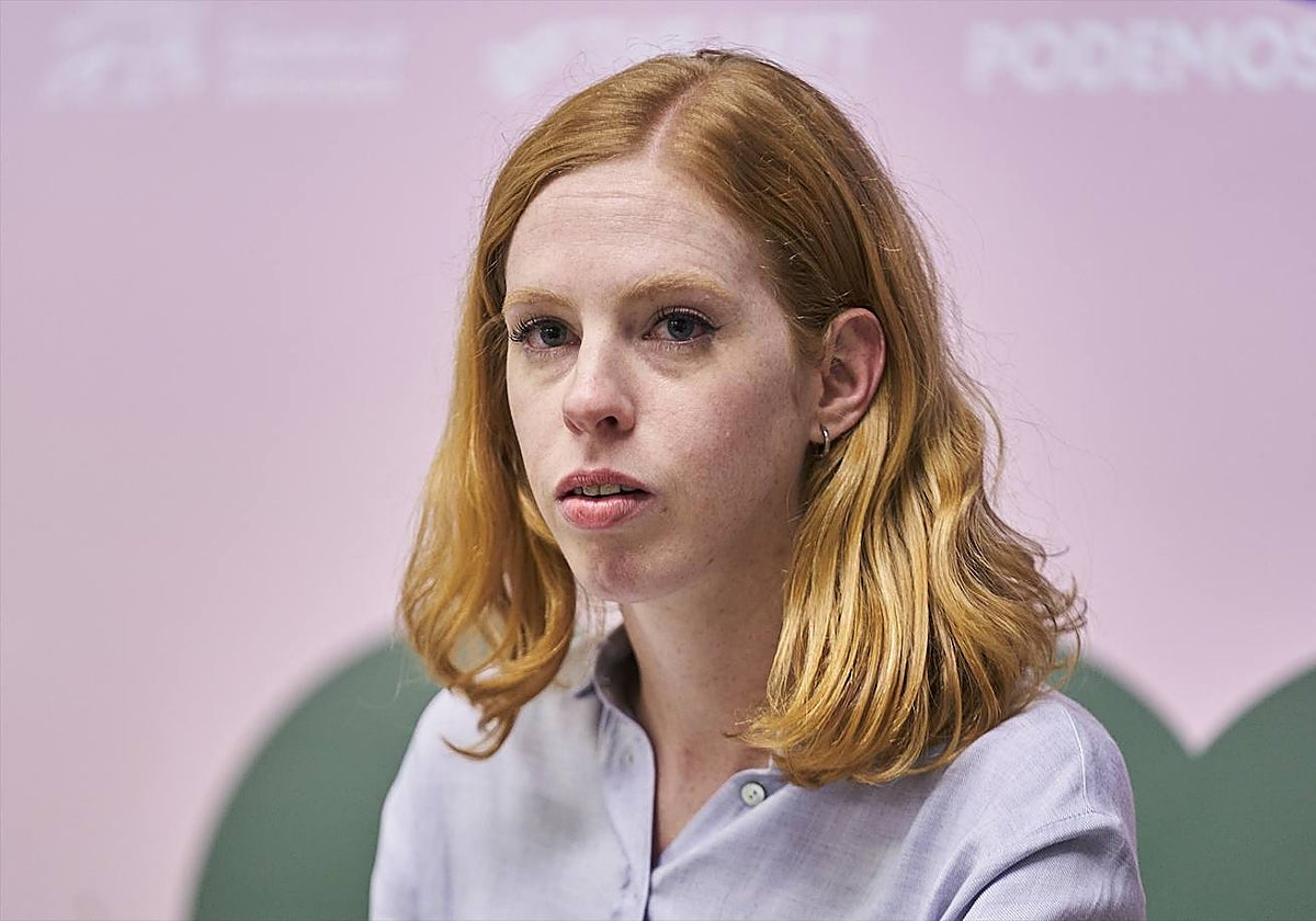 La secretaria de Organización de Unidas Podemos, Lilith Verstrynge