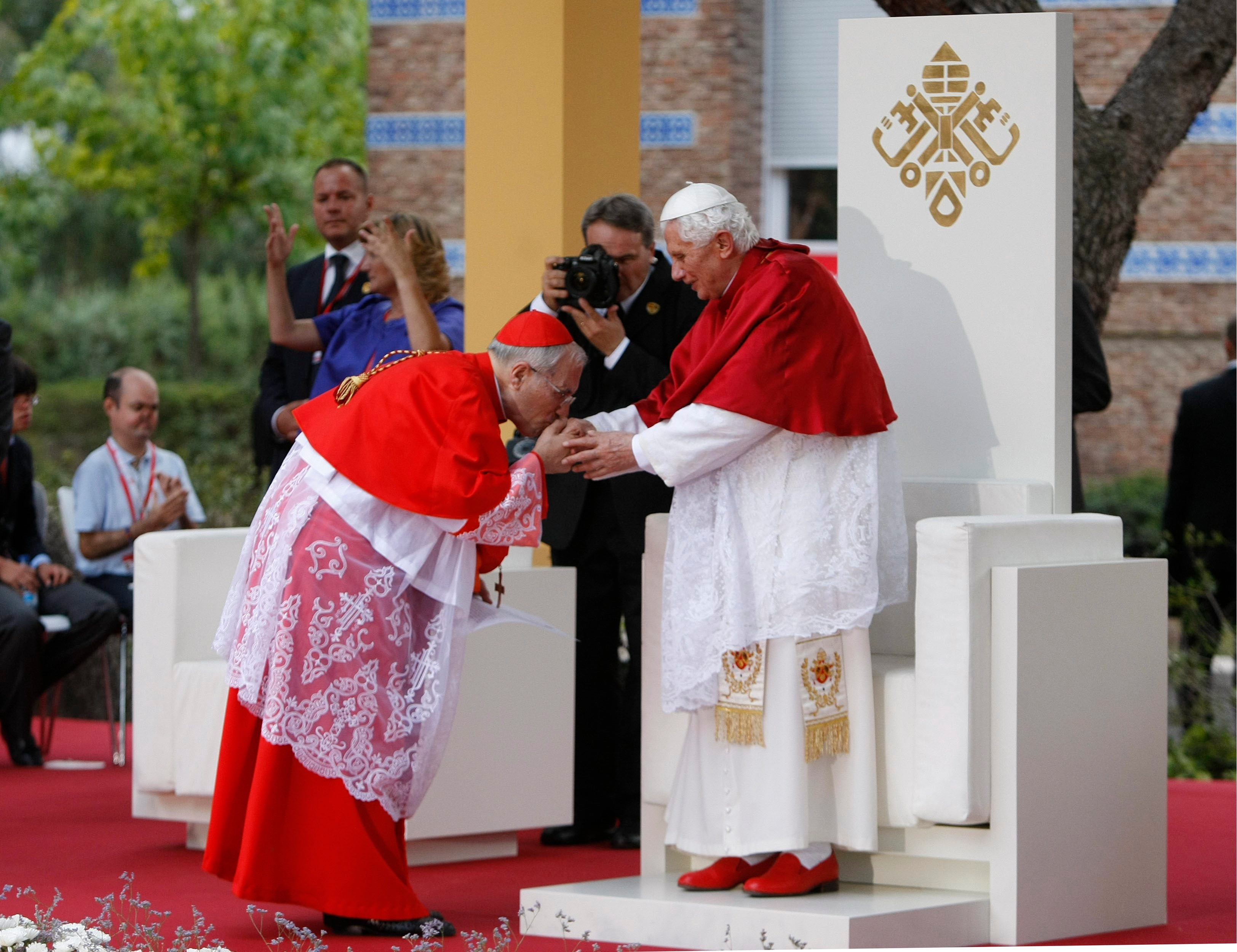 Cuatro Vientos, 20 de agosto de 2011. Vigilia del Papa en la Jornada Mundial de la Juventud.