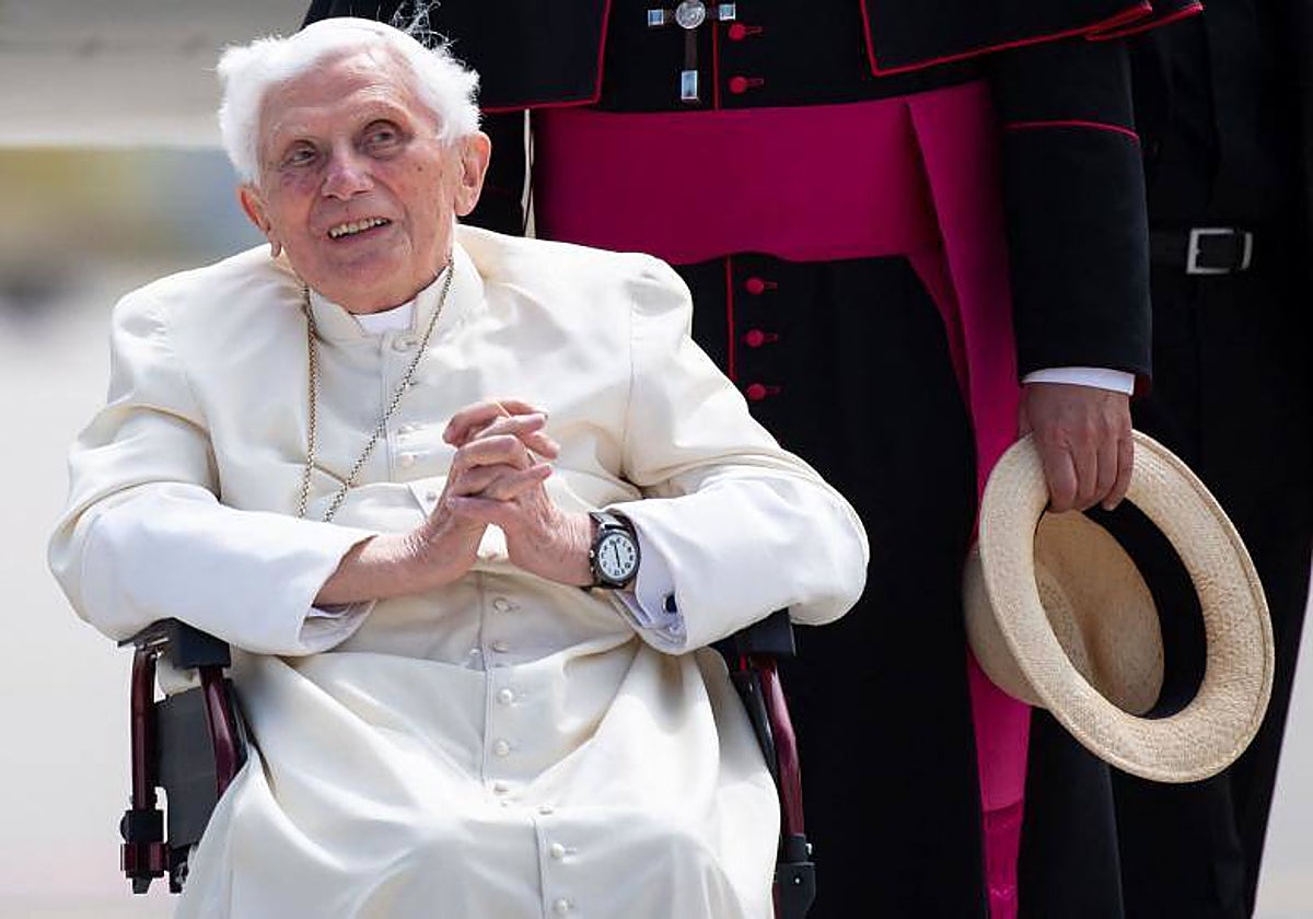 El Papa emérito Benedicto XVI en 2020