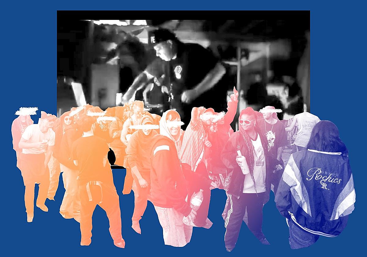 Participantes de la 'rave' en La Peza, Granada