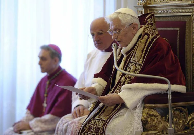 El insomnio fue el «motivo principal» de la renuncia de Benedicto XVI