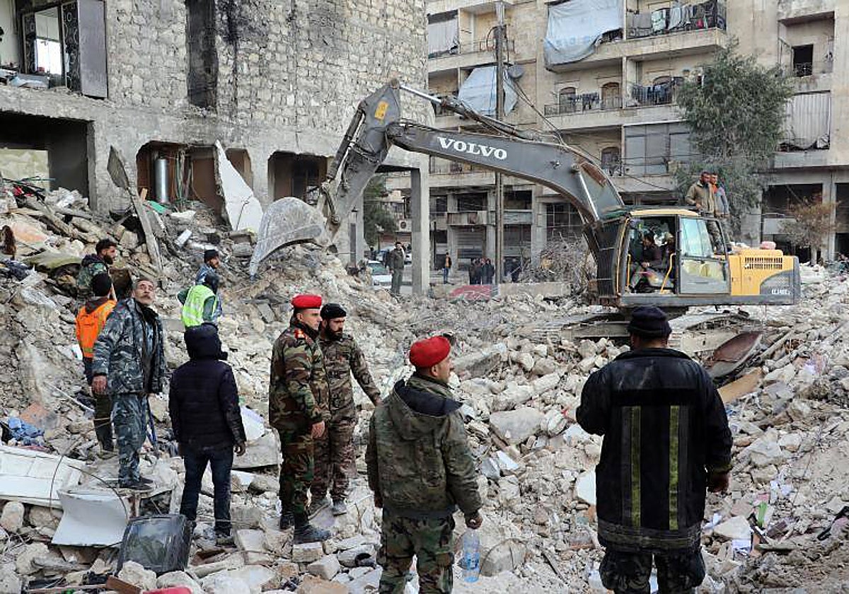 Los edificios de Alepo, dañados por la guerra, no han resistido el terremoto