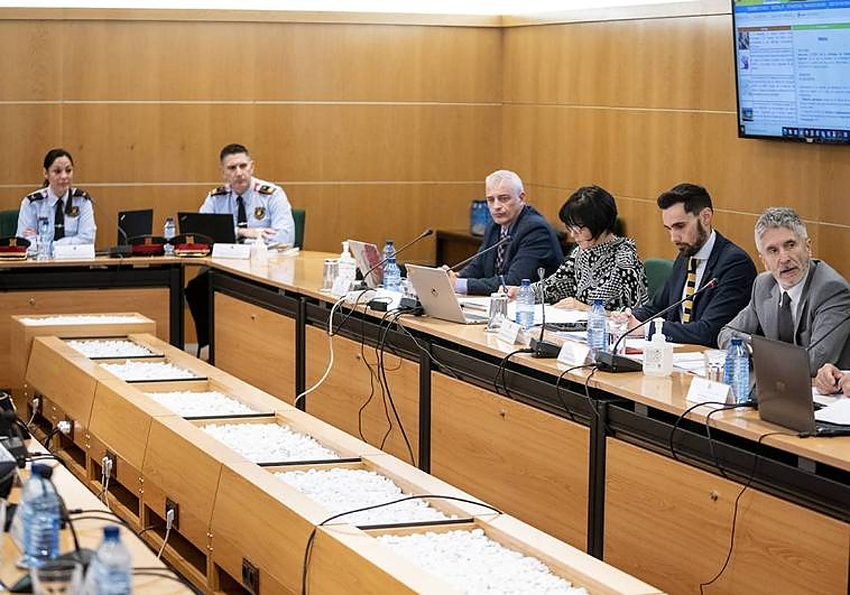 Reunión del ministro del Interior con los responsables de violencia de género el pasado enero