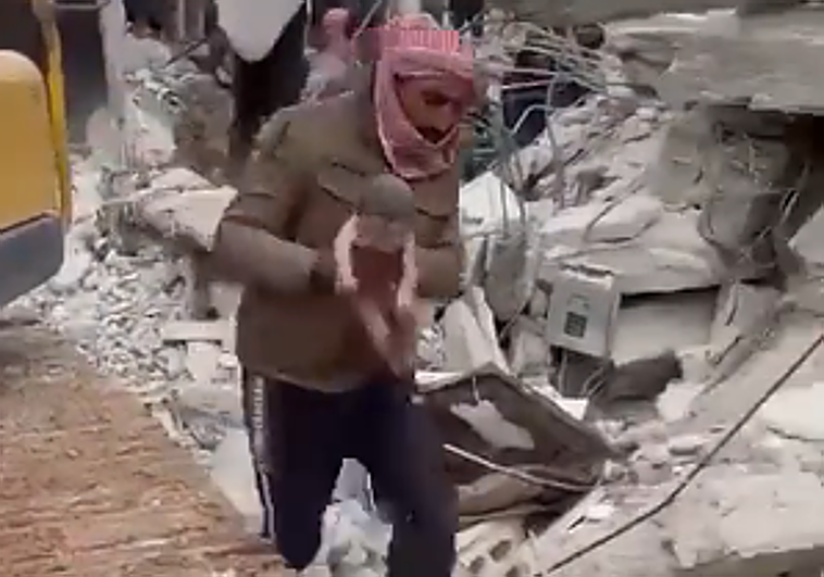 La bebé milagro del terremoto de Siria y Turquía ya tiene nombre y un familiar que la cuidará