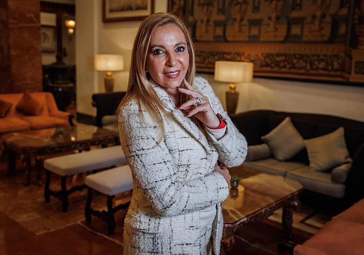Emilia Zaballos, fundadora de la Fundación Zaballos, posa para ABC