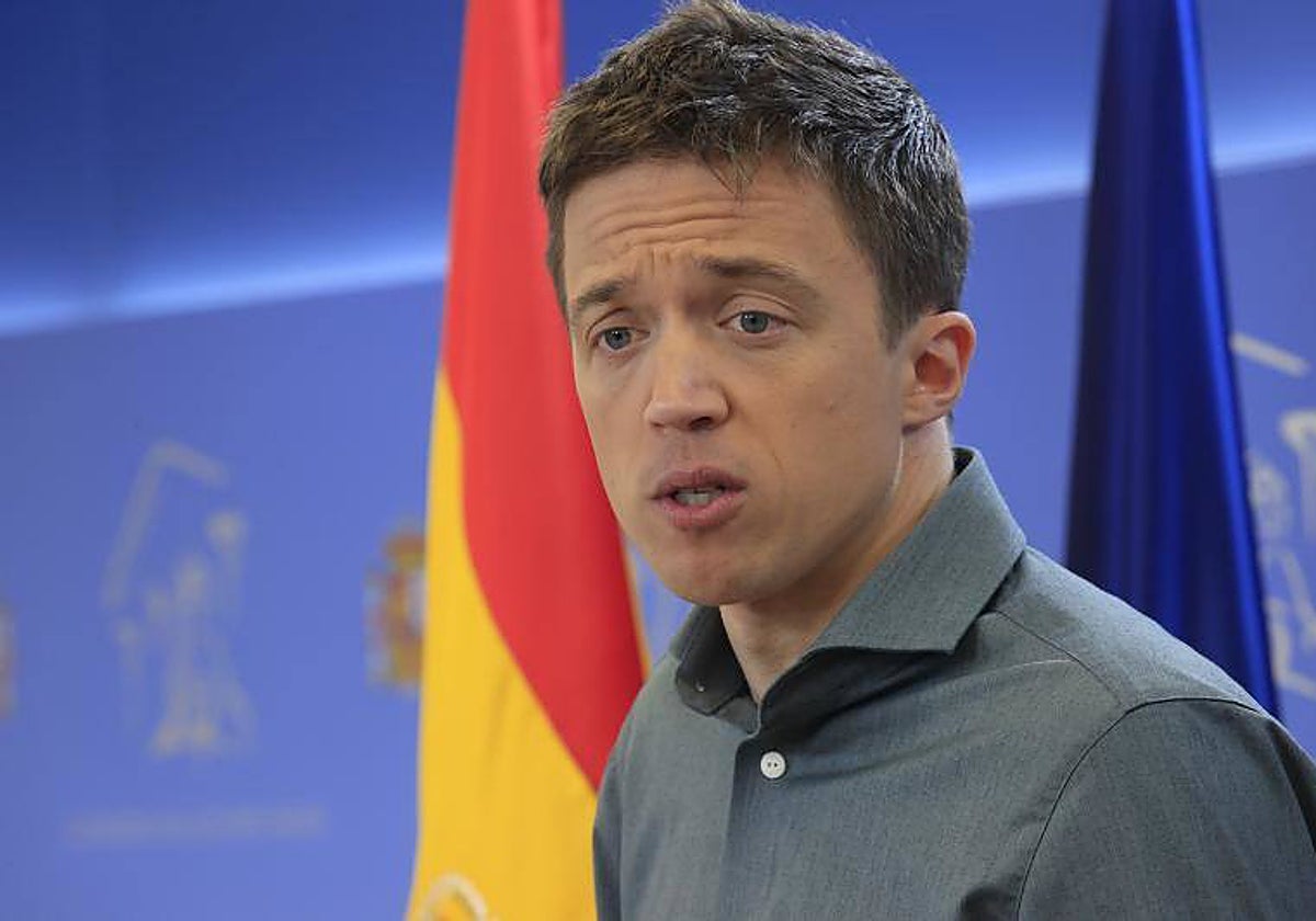 El líder de Más País, Iñigo Errejón, en el Congreso de los Diputados