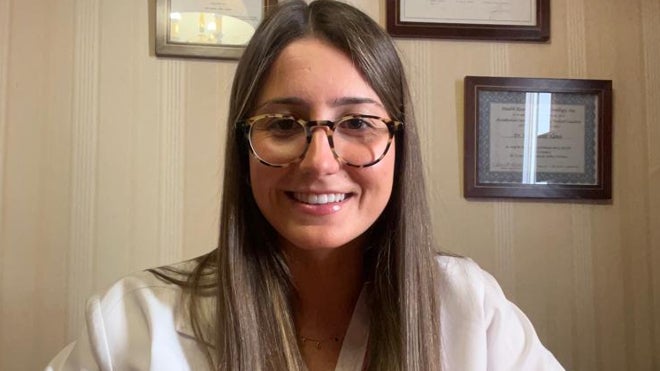 Marta Sanz ha elegido Soria para especializarse como médico de Familia