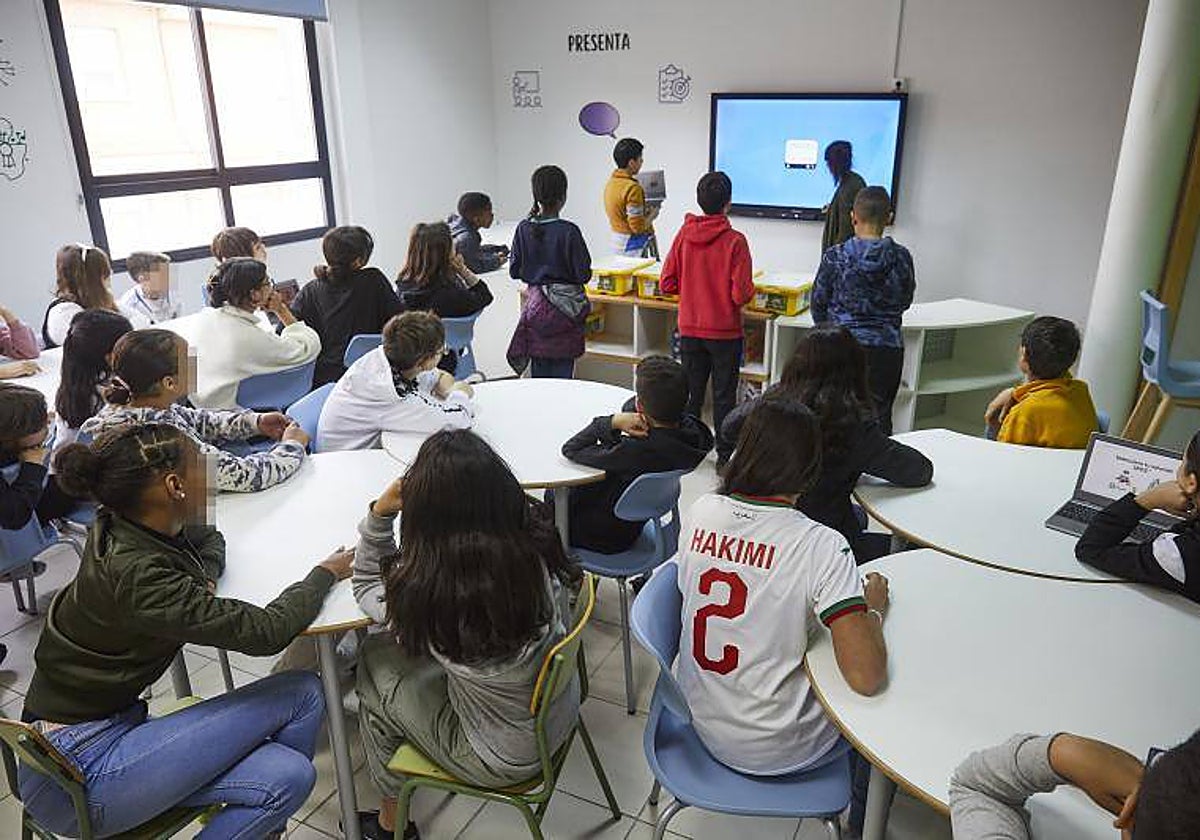 Imagen de archivo de un colegio en Colmenar el Viejo, Madrid