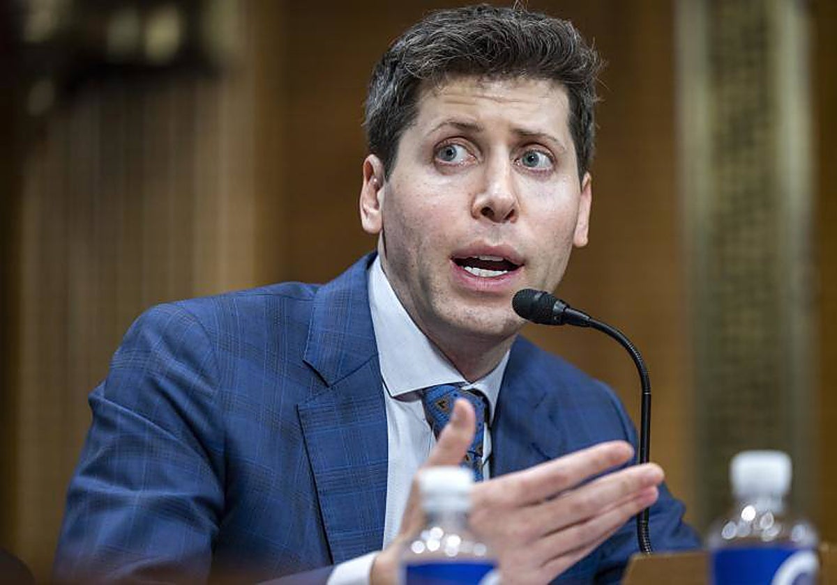 El CEO de OpenIA y fundador de ChatGPT, Sam Altman en el Senado de EE.UU.