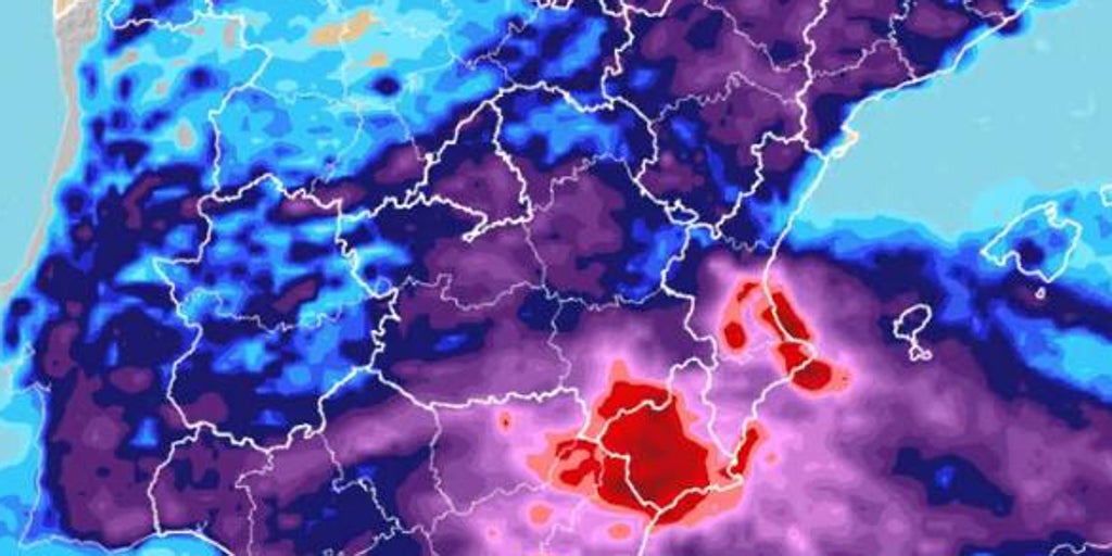 El aviso de la Aemet sobre las lluvias torrenciales que amenazan España ...