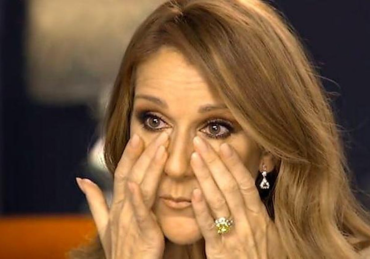 La cantante canadiense Cáline Dion en una entrevista para la cadena de televisión ABC