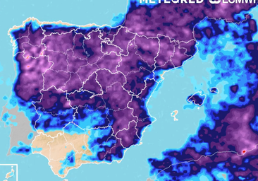 La Aemet avisa de la llegada de granizo y lluvias torrenciales: las doce comunidades en riesgo