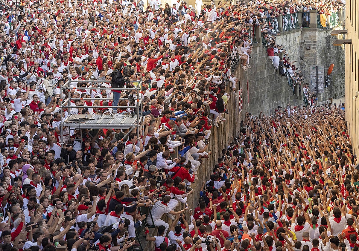 Ambiente en las fiestas de San Fermín