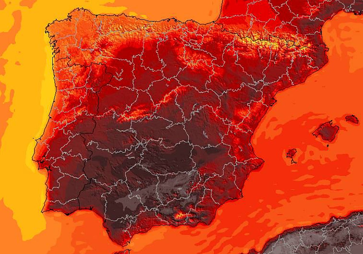 Las temperaturas se situarán por encima de los 40ºC a lo largo de esta semana en España