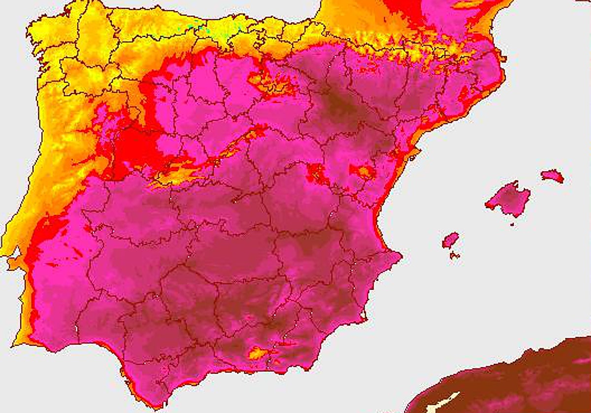 Predicción de temperaturas máximas para este martes 11 de julio