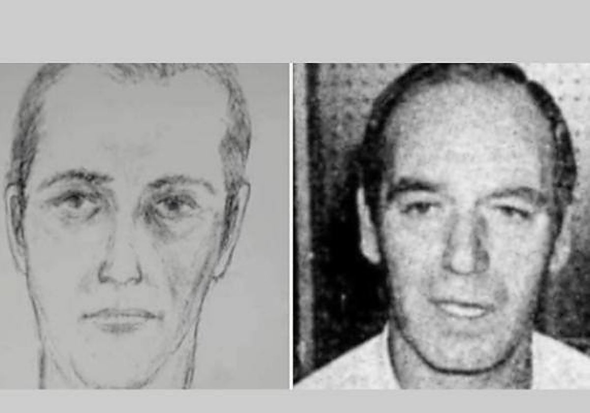 Retrato robot del último hombre con el que fue visto Emmanuela junto a uno de su tío Mario M.