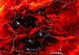 Un satélite europeo capta el preocupante impacto de la ola de calor en Extremadura