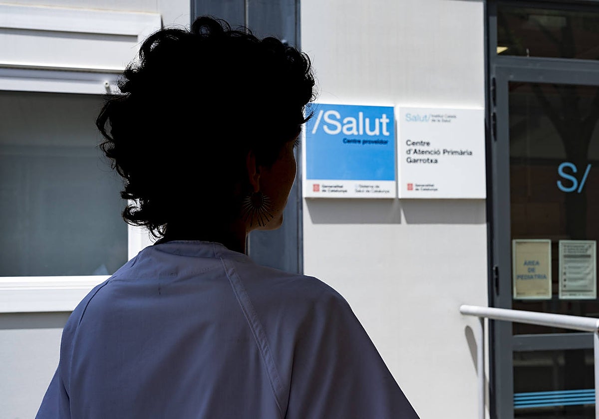 Dàlia S. P. en el centro de salud de La Garrocha (Gerona)