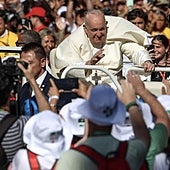 Medio millón de jóvenes arropan al Papa en su primer gran encuentro de la JMJ