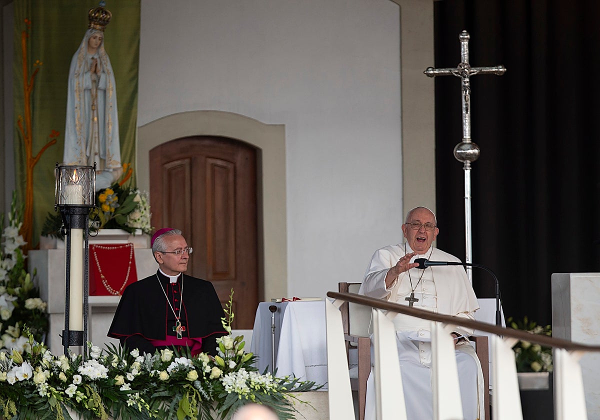 El Papa no ha seguido sus folios en muchos momentos de su viaje a Portugal
