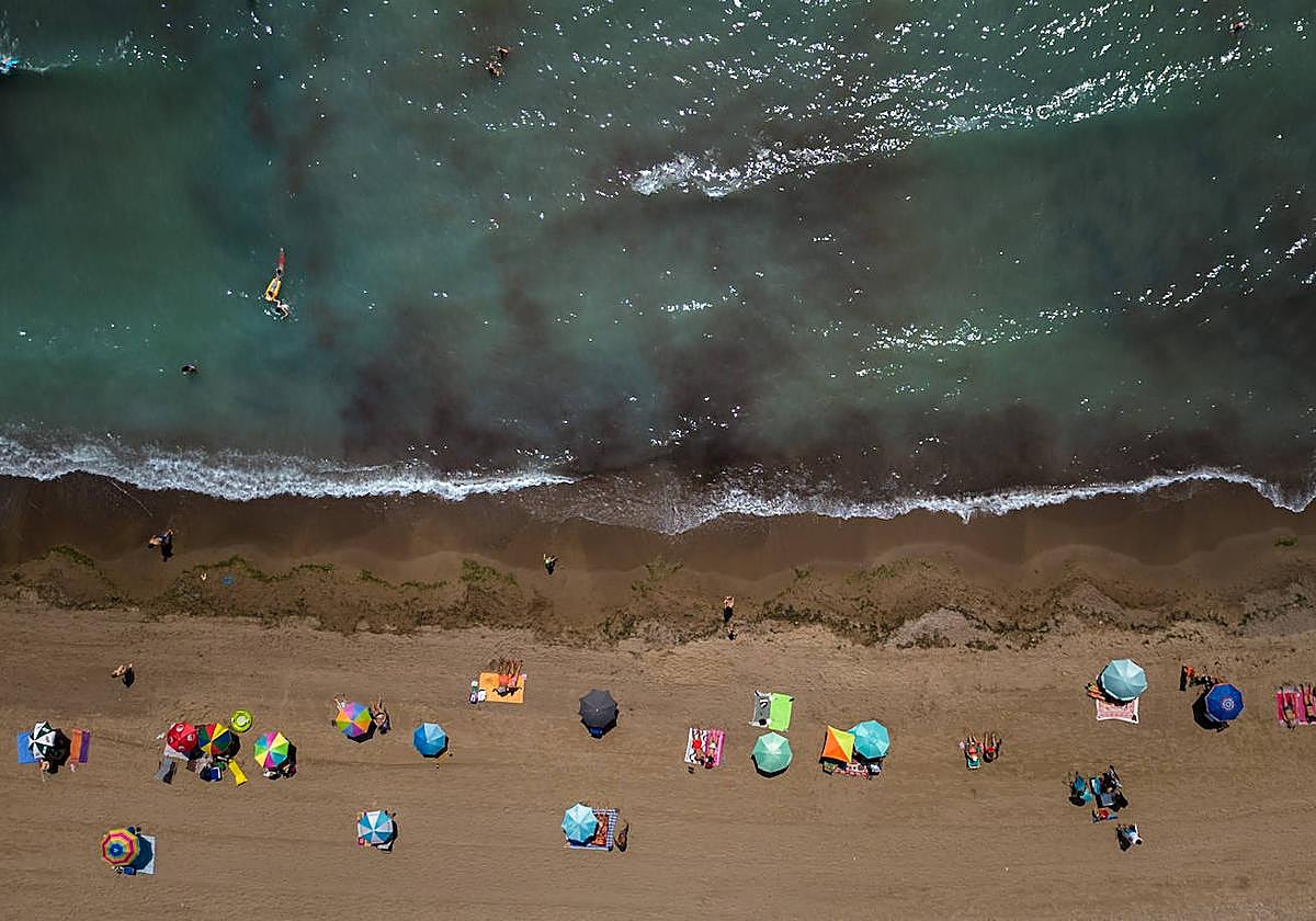 Una playa este verano