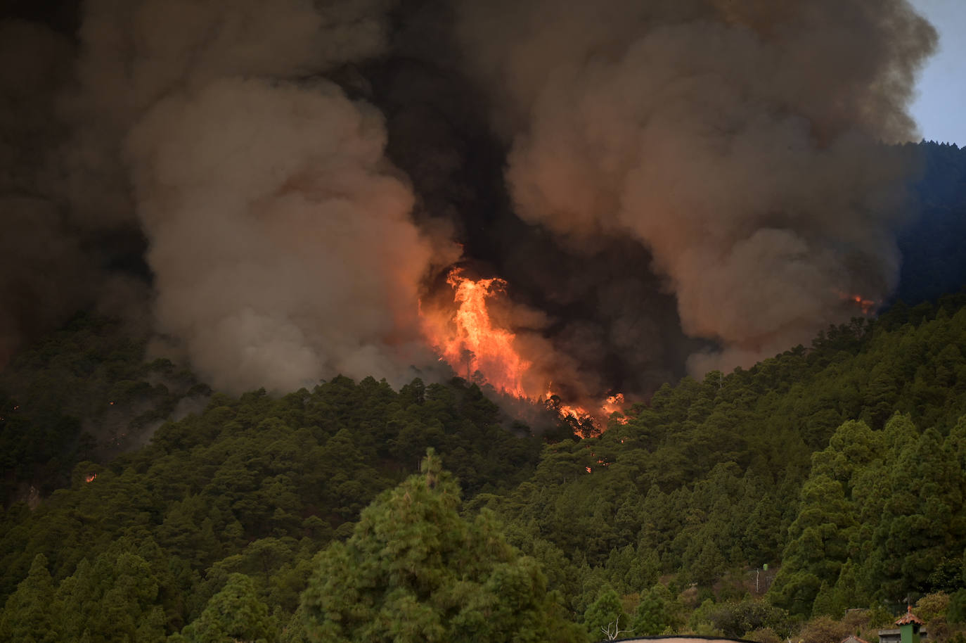 El incendio en Tenerife obliga a evacuar cuatro municipios