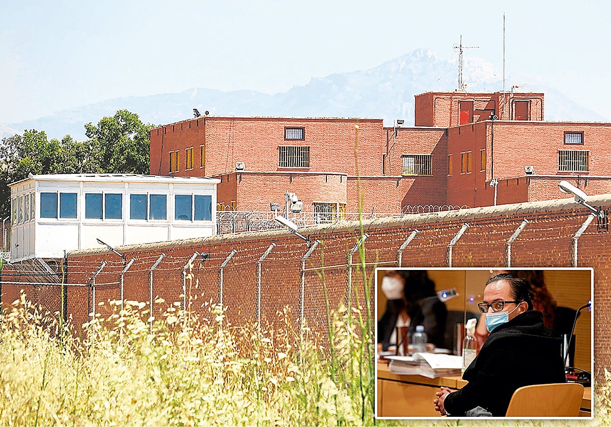 Prisión y psiquiátrico penitenciario de Fontcalent, en Alicante. Abajo, imagen del reo Jonathan / Lorena