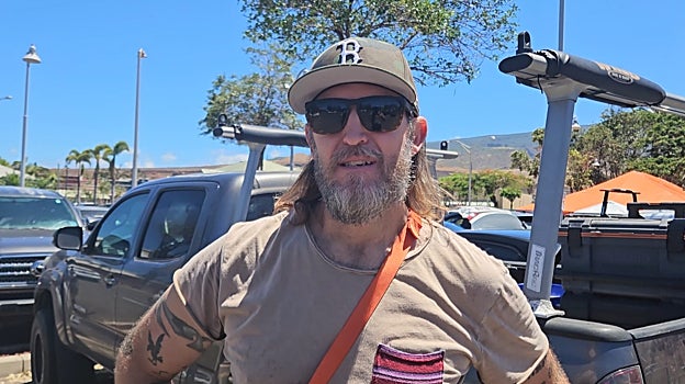 Jeremy Baldwin, cuya casa ha quedado reducida a escombros