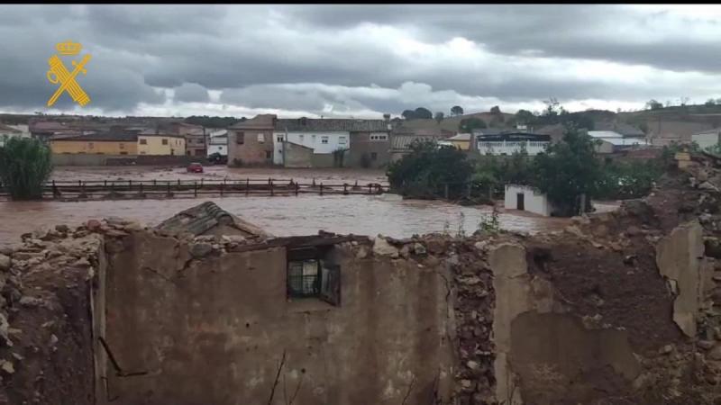 Daños producidos por la DANA en Buenache de Alarcón (Cuenca)